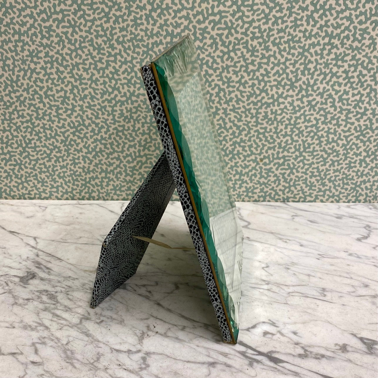 Medium French Art Deco Mirror Photo Frame