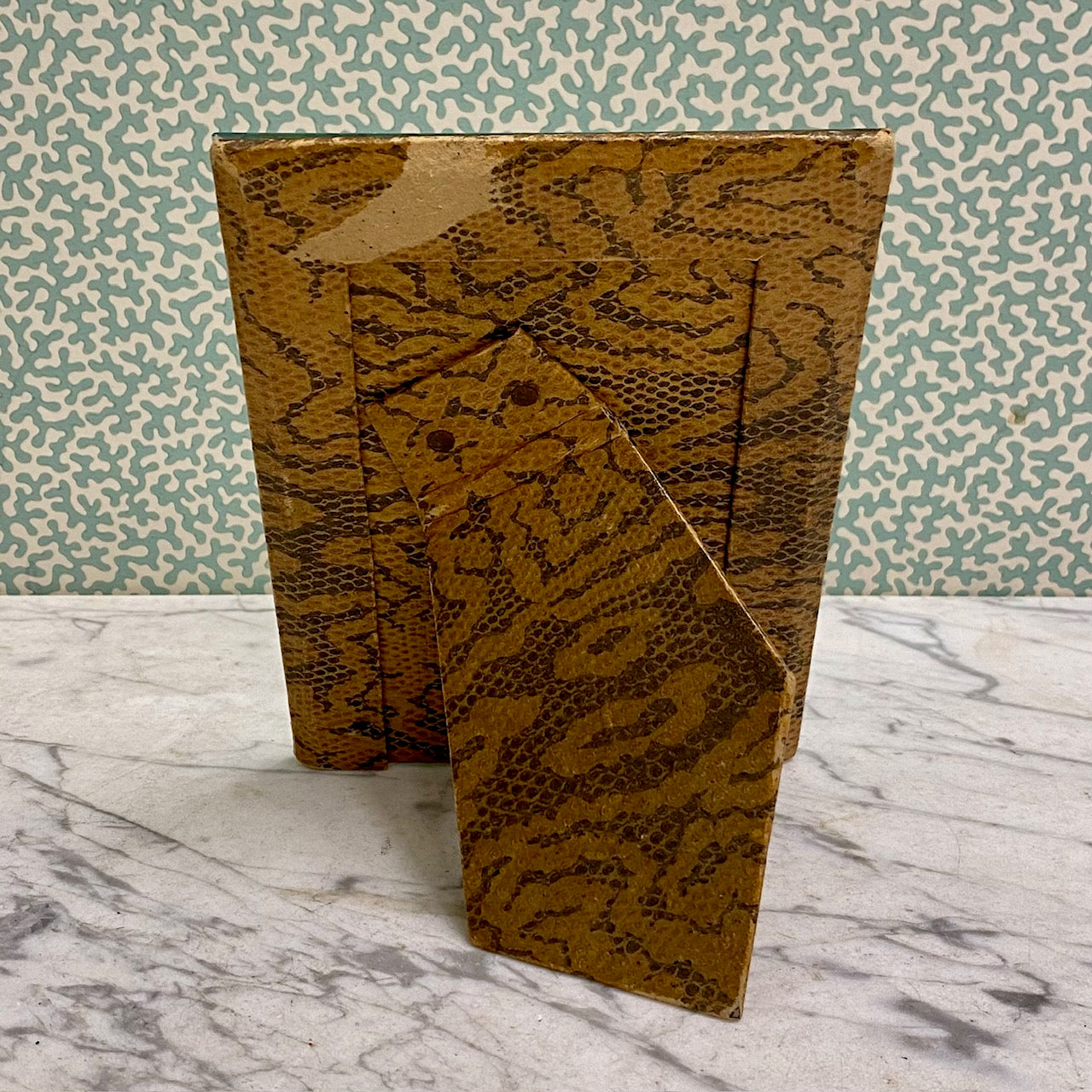 Small French Art Deco Mirror Photo Frame