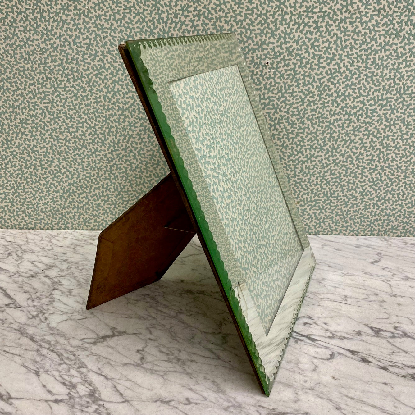 Extra Large French Art Deco Mirror Photo Frame