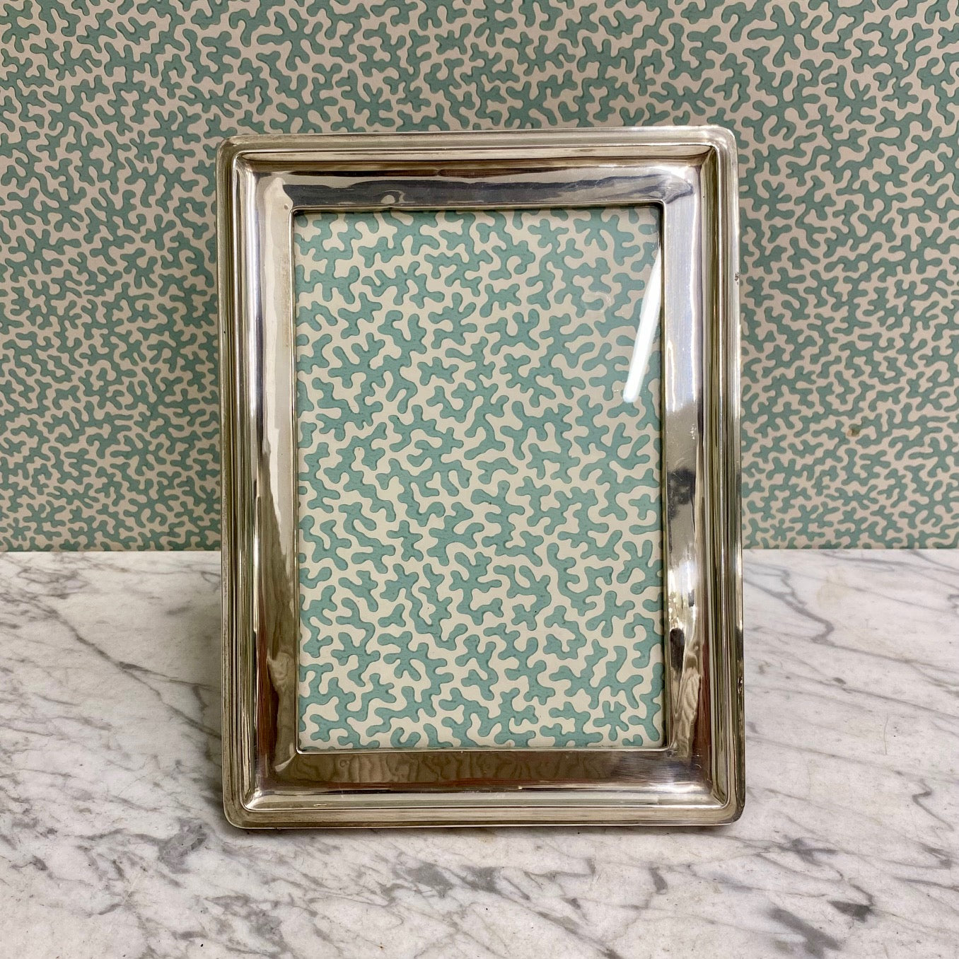 Smart Rectangular Sterling Silver Photo Frame