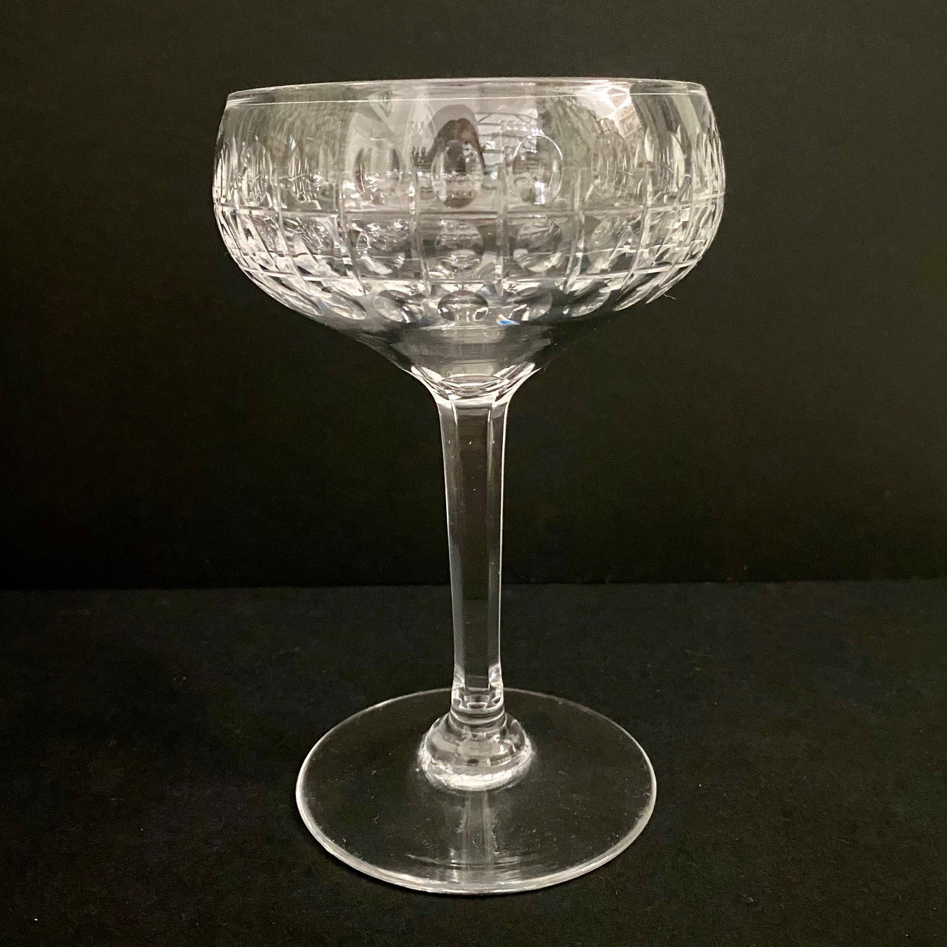 Stunning Crystal Champagne Coupes set of 12