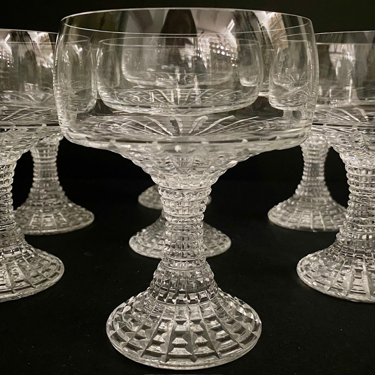Rosenthal Crystal Champagne Coupes Set of 7