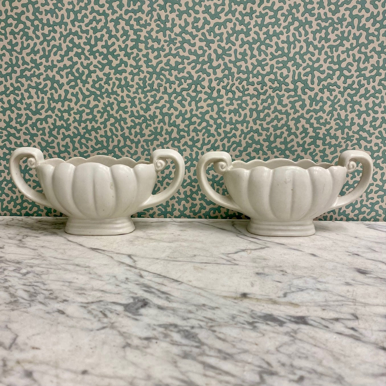 Pair Mini Wade Mantle Vases