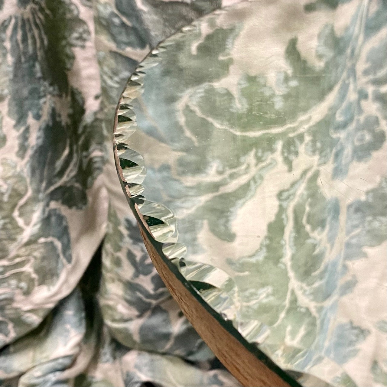 French Art Deco Mirror Side Table