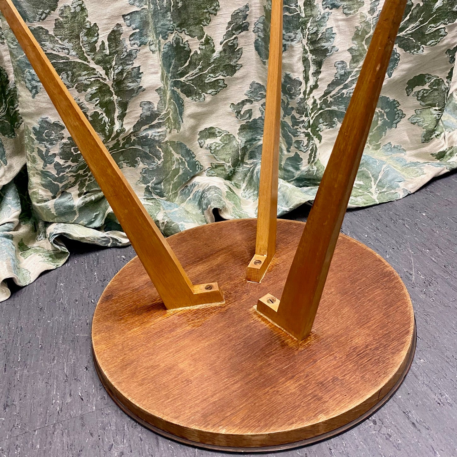 French Art Deco Mirror Side Table