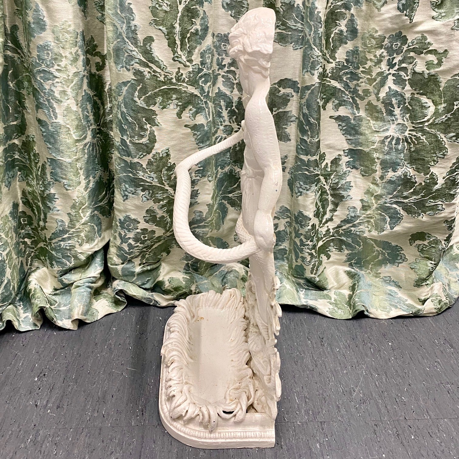Victorian Cast Iron Umbrella Stand, Infant Hercules