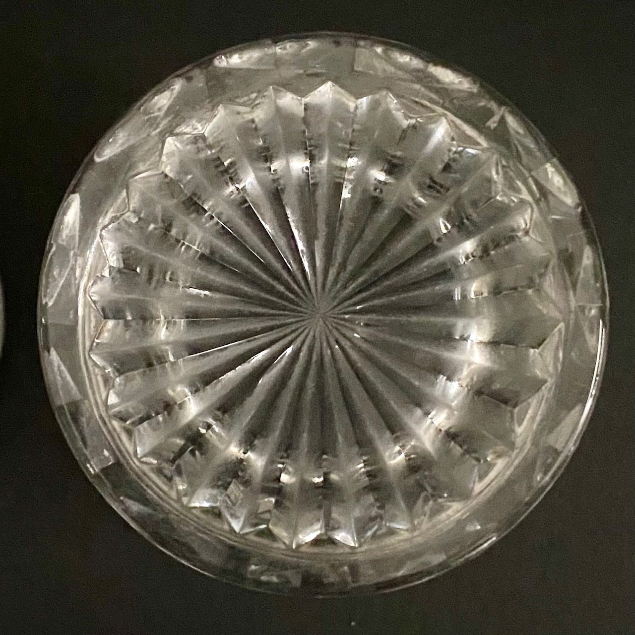 Pair Cut Crystal Whisky Tumblers