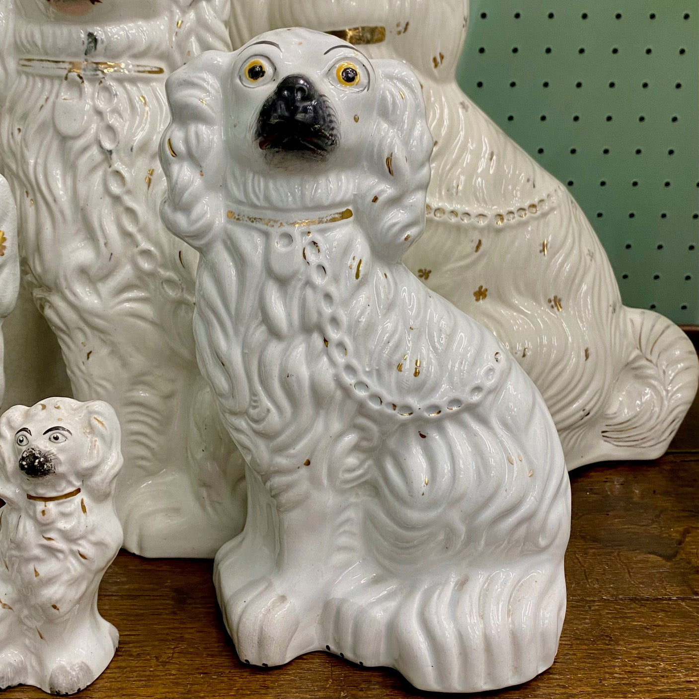 Collection of Victorian Staffordshire Dogs