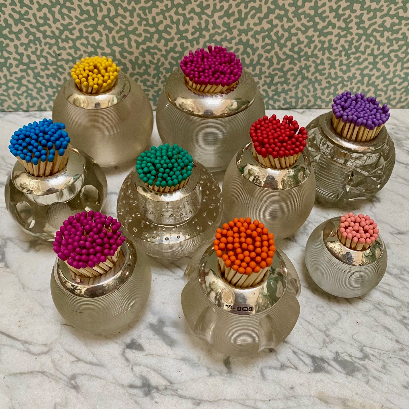 Huge Rare Silver Plated Matchstriker