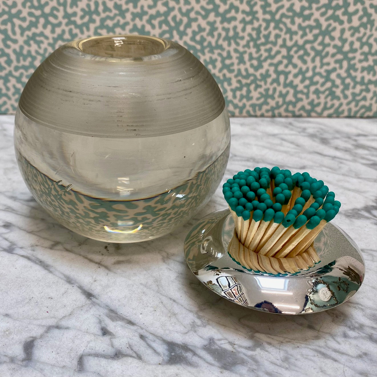 Huge Rare Silver Plated Matchstriker