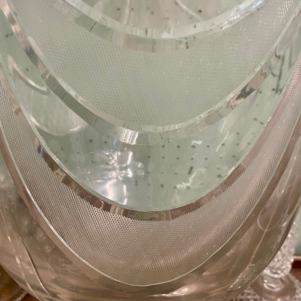 Pair Enormous 1920's Glass Apothecary Jars