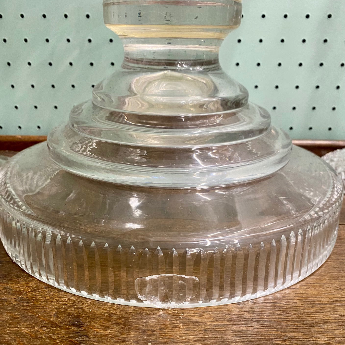 Pair Enormous 1920's Glass Apothecary Jars