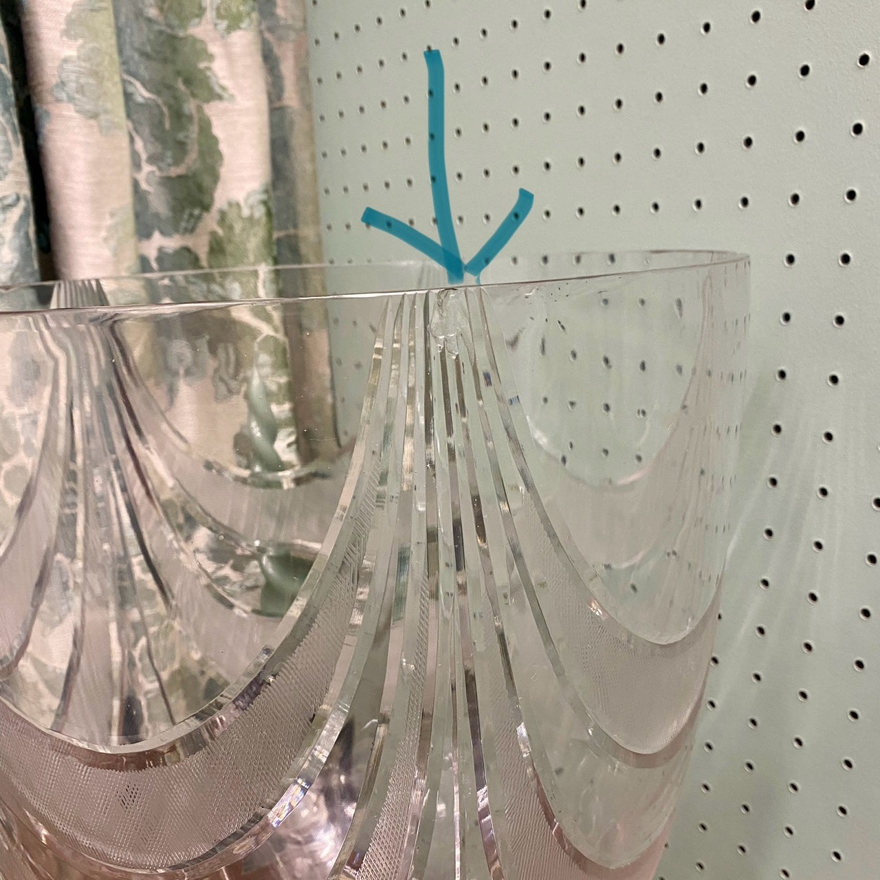 Pair Enormous 1920's Glass Apothecary Jars