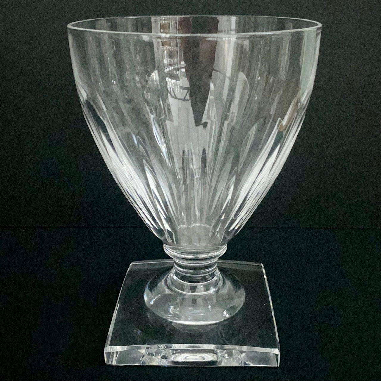 RESERVED - Val St Lambert Crystal Gondole Pattern Goblets, Set of 10