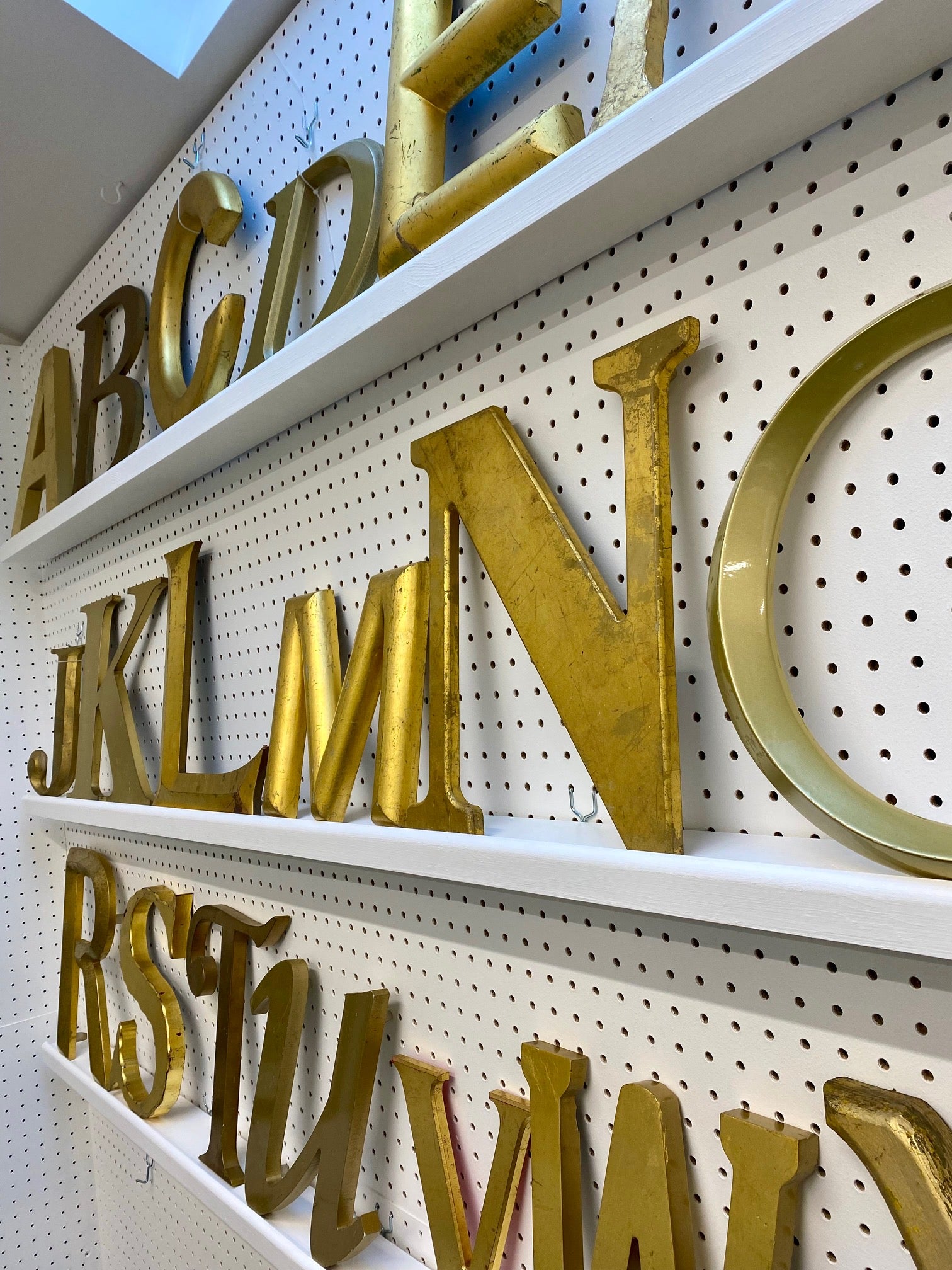 Gold Alphabet