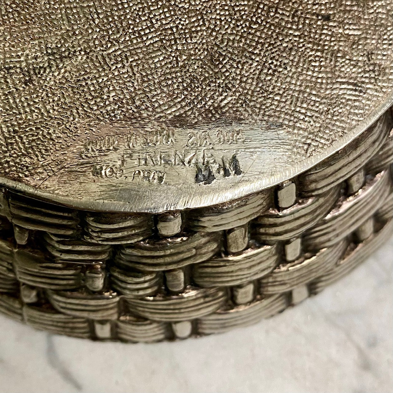 Exceptionally Rare Mauro Manetti Fruit Basket Ice Bucket