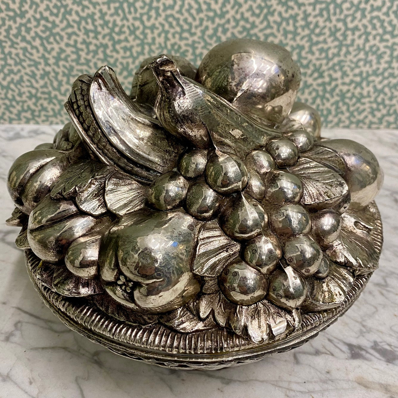 Exceptionally Rare Mauro Manetti Fruit Basket Ice Bucket