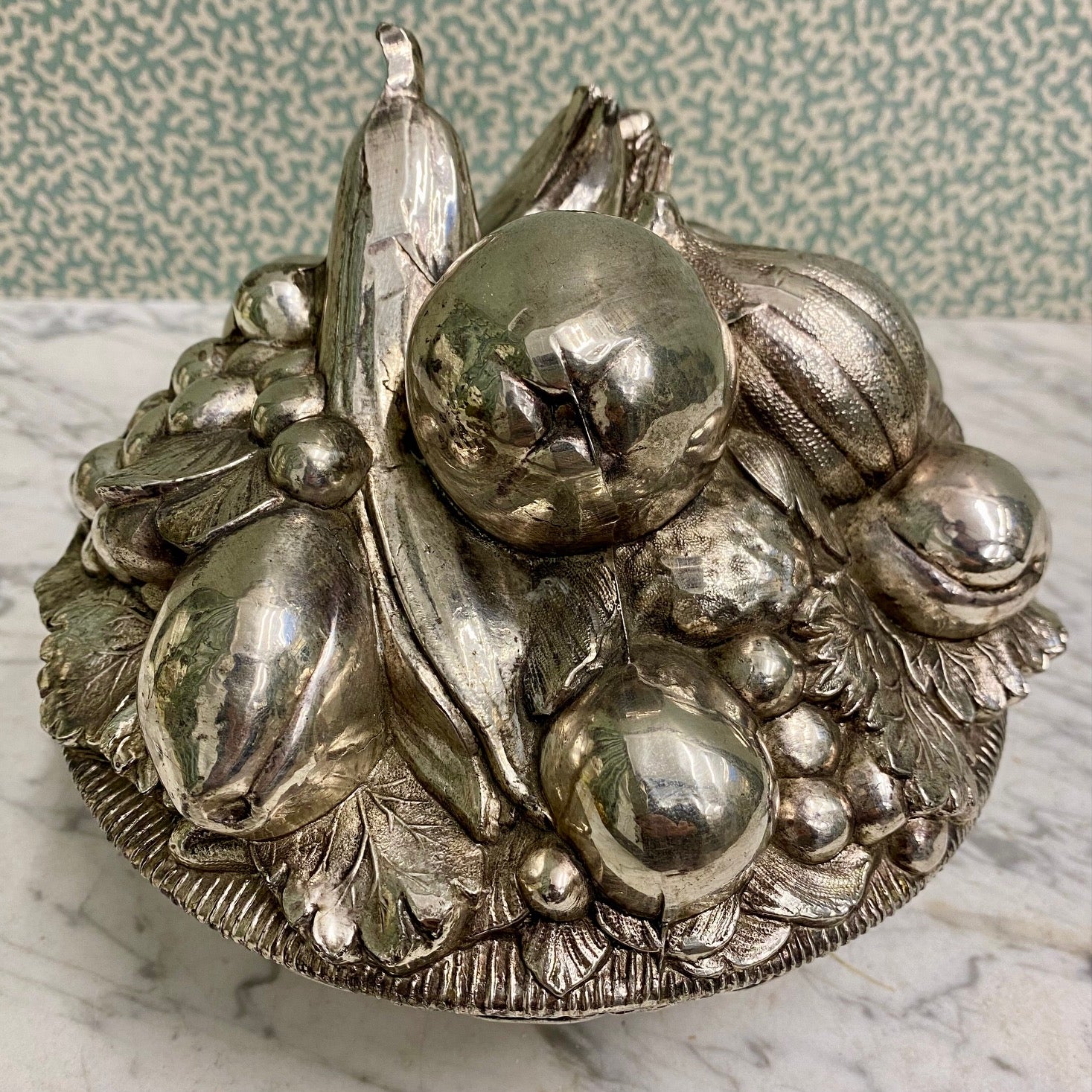 Exceptionally Rare Mauro Manetti Fruit Basket Ice Bucket