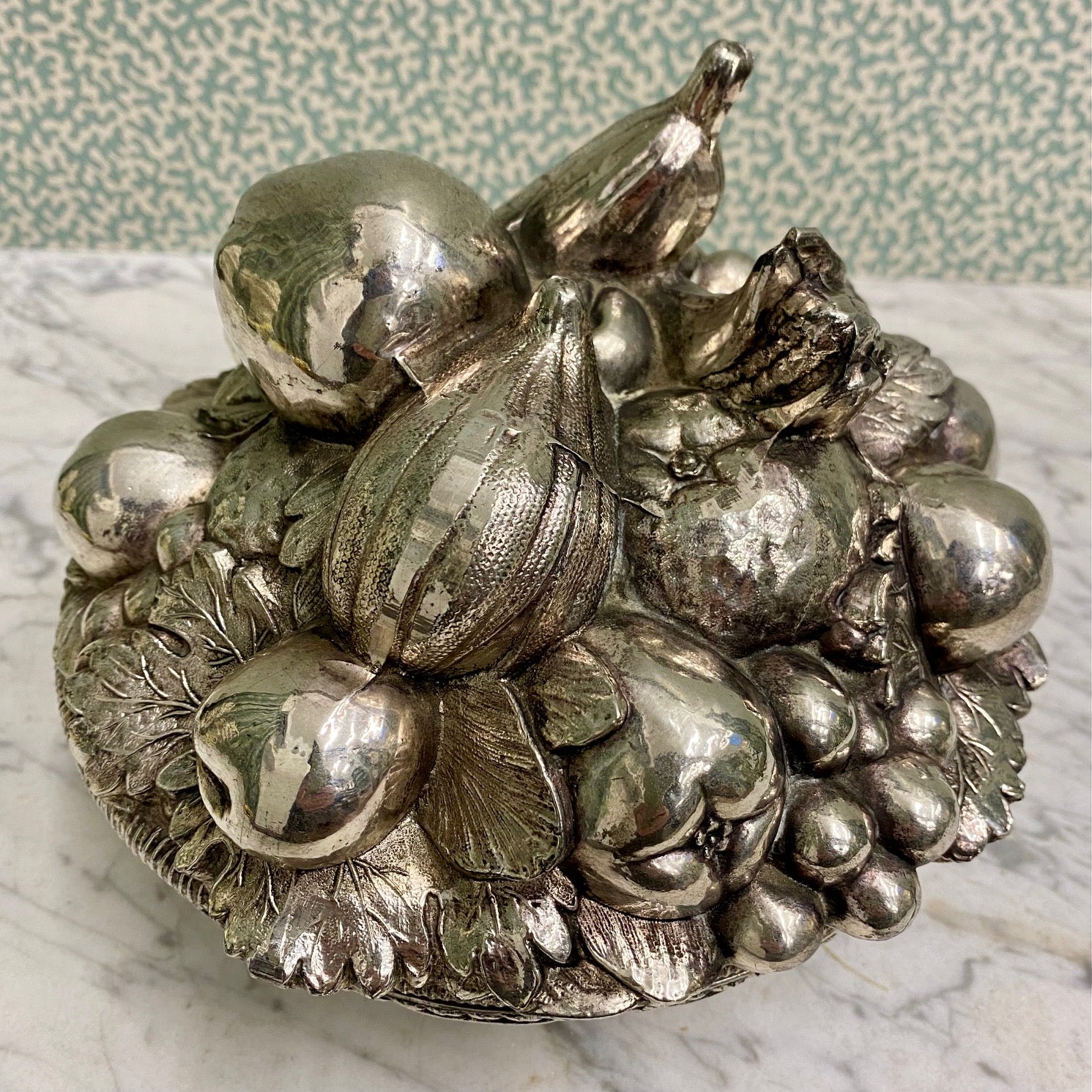 Exceptionally Rare Mauro Manetti Fruit Basket Ice Bucket