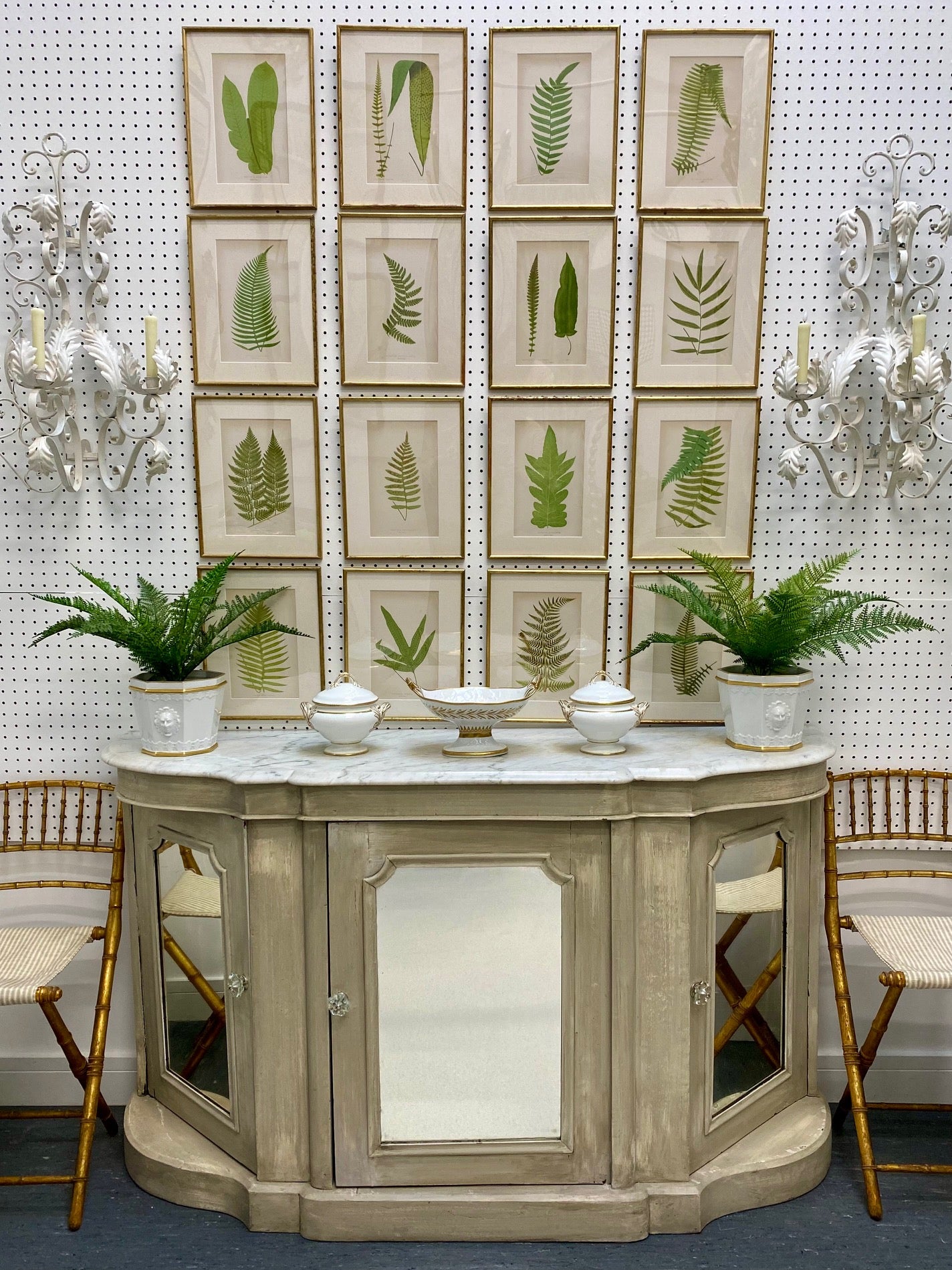 Set 16 Antique Fern Prints