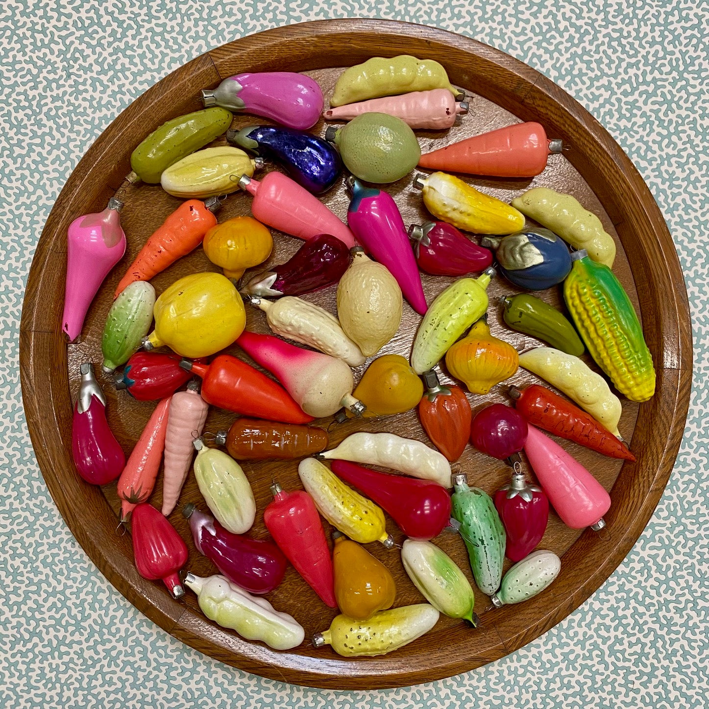 Fabulous Large Bundle of Vintage Ukrainian Glass Vegetables