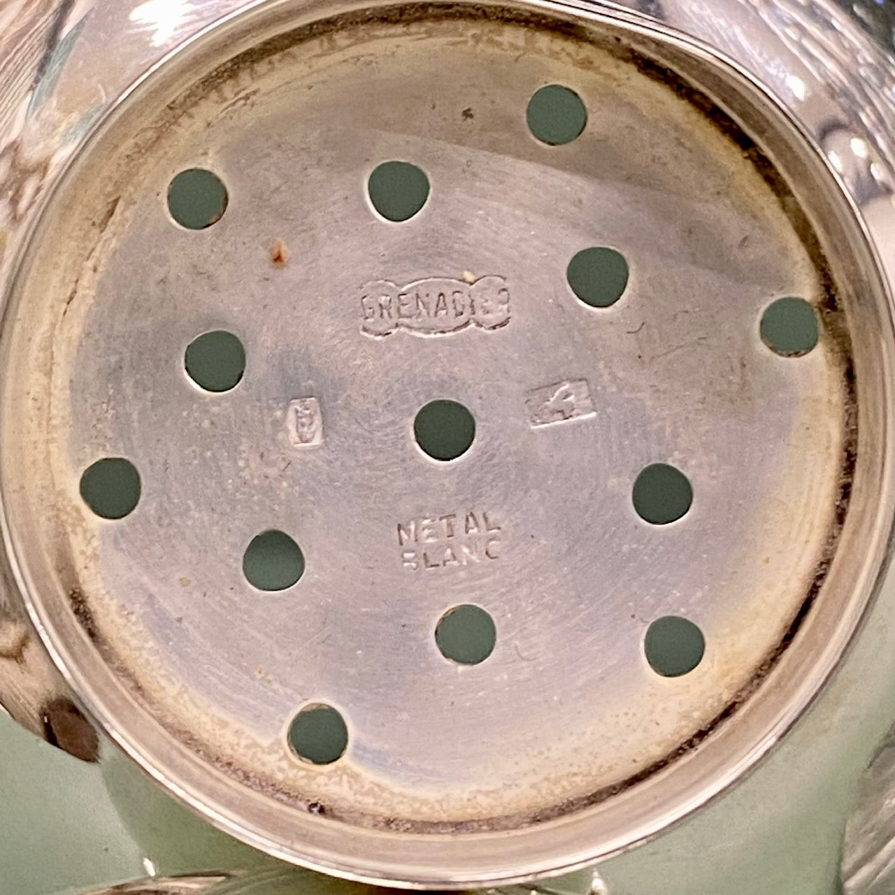 Beautiful Cut Crystal Cocktail Shaker with Silver Plated Lid