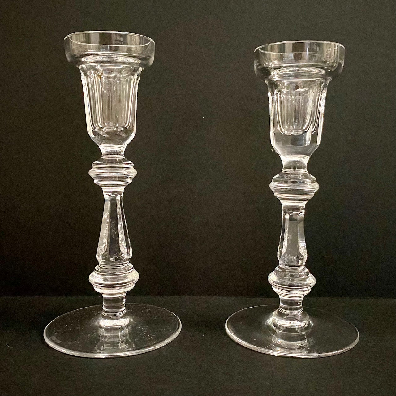 Pair Vintage Waterford Crystal Candlesticks