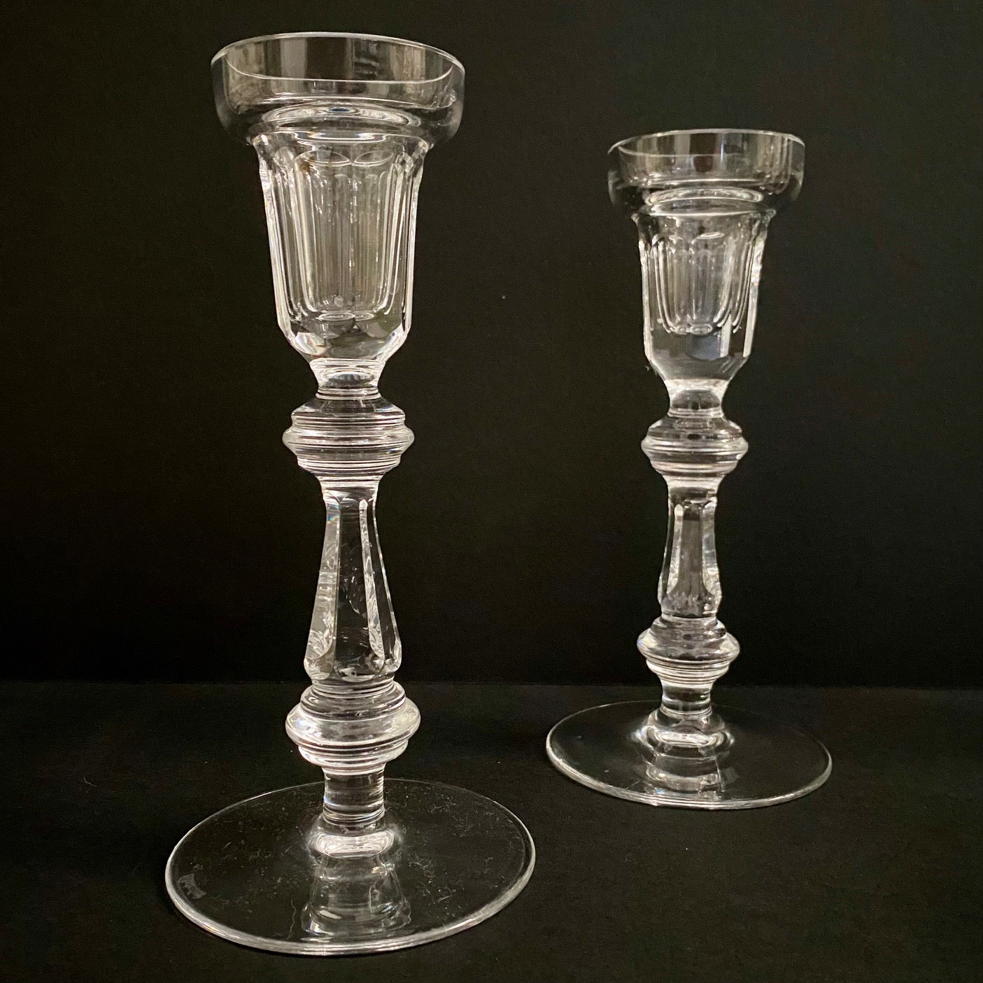Pair Vintage Waterford Crystal Candlesticks