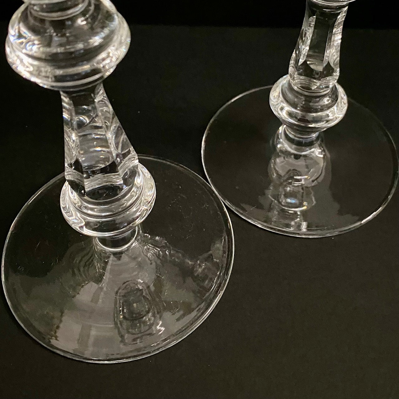 Pair Vintage Waterford Crystal Candlesticks