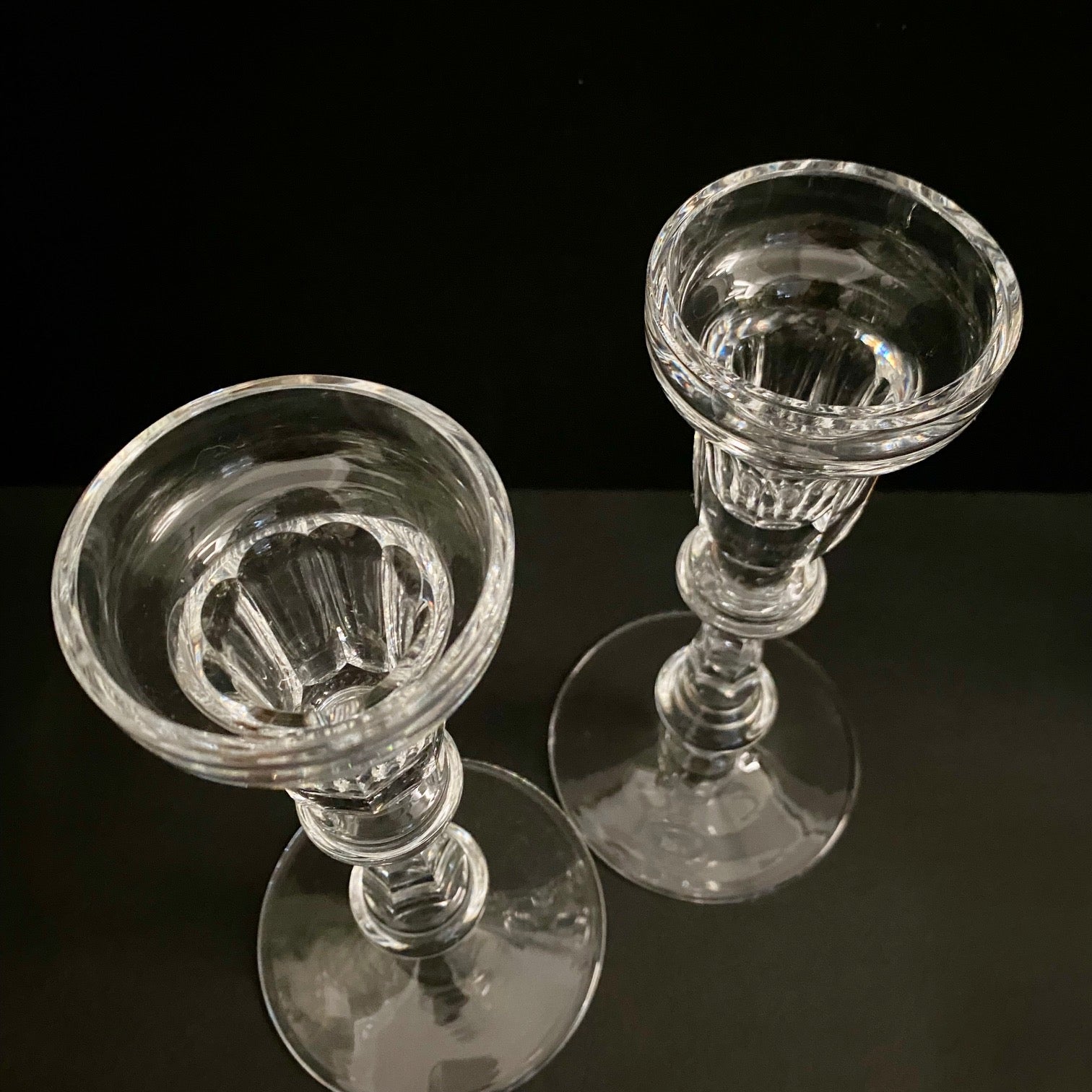 Pair Vintage Waterford Crystal Candlesticks