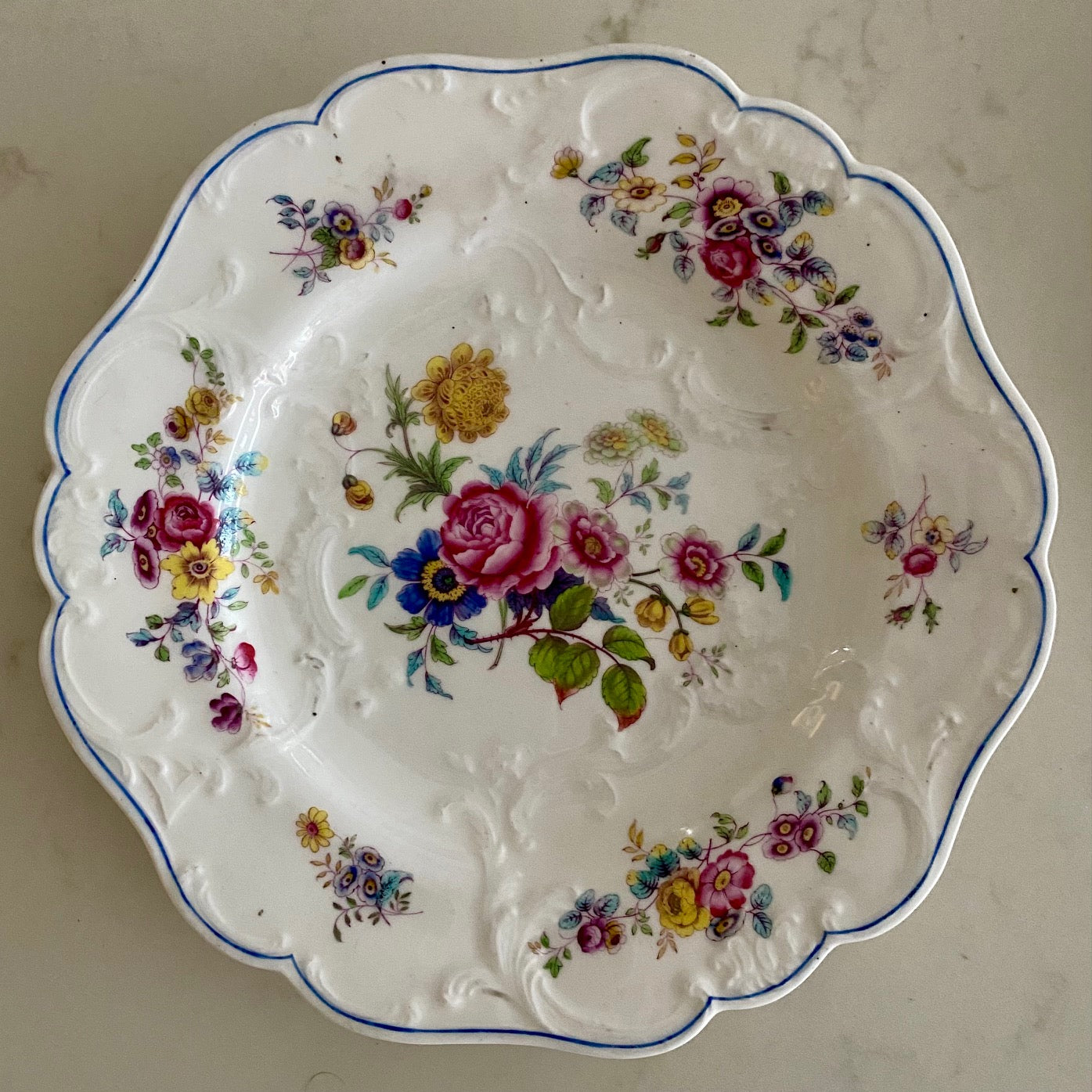 Antique 19th Century Hand Painted Porcelain F176