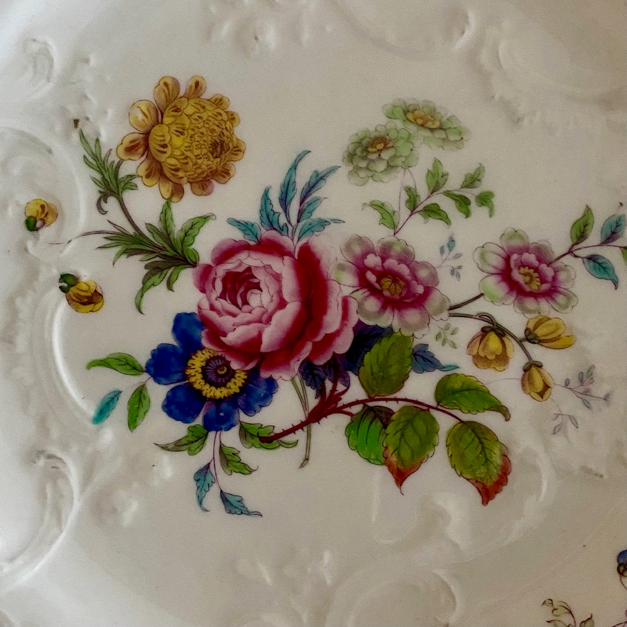 Antique 19th Century Hand Painted Porcelain F176