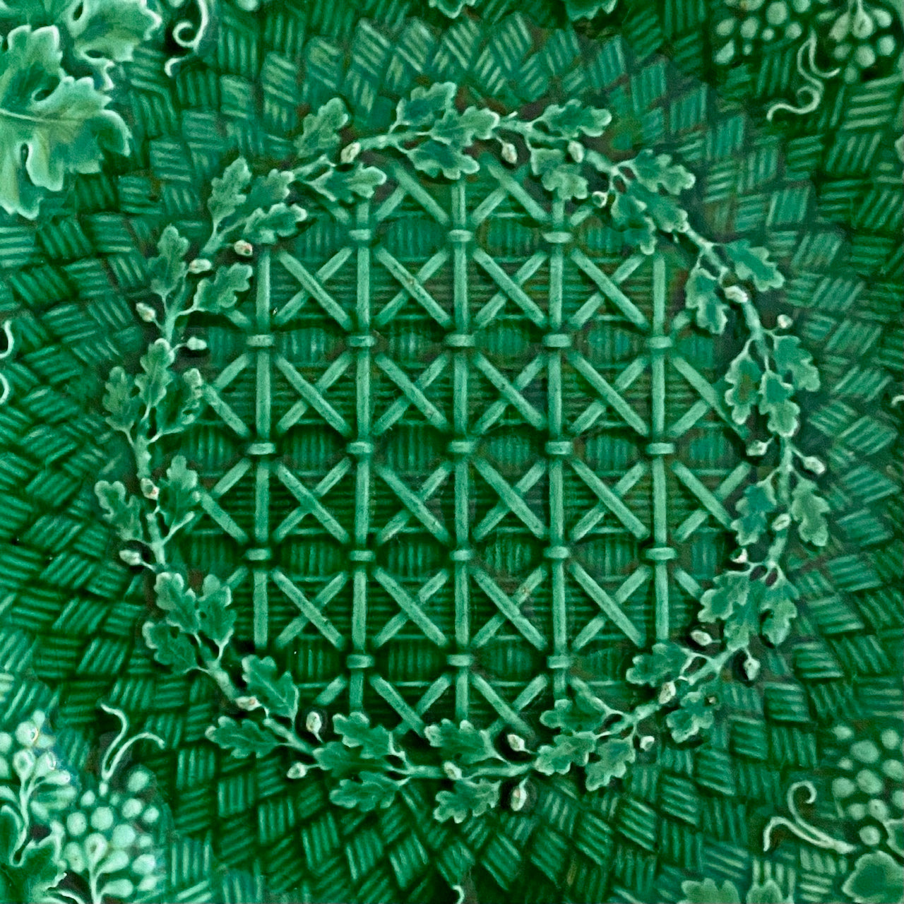 Antique Wedgwood Majolica Plates set of 12 D145