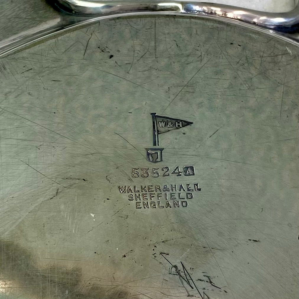 1940's Walker & Hall Silver Plated Tray  G117