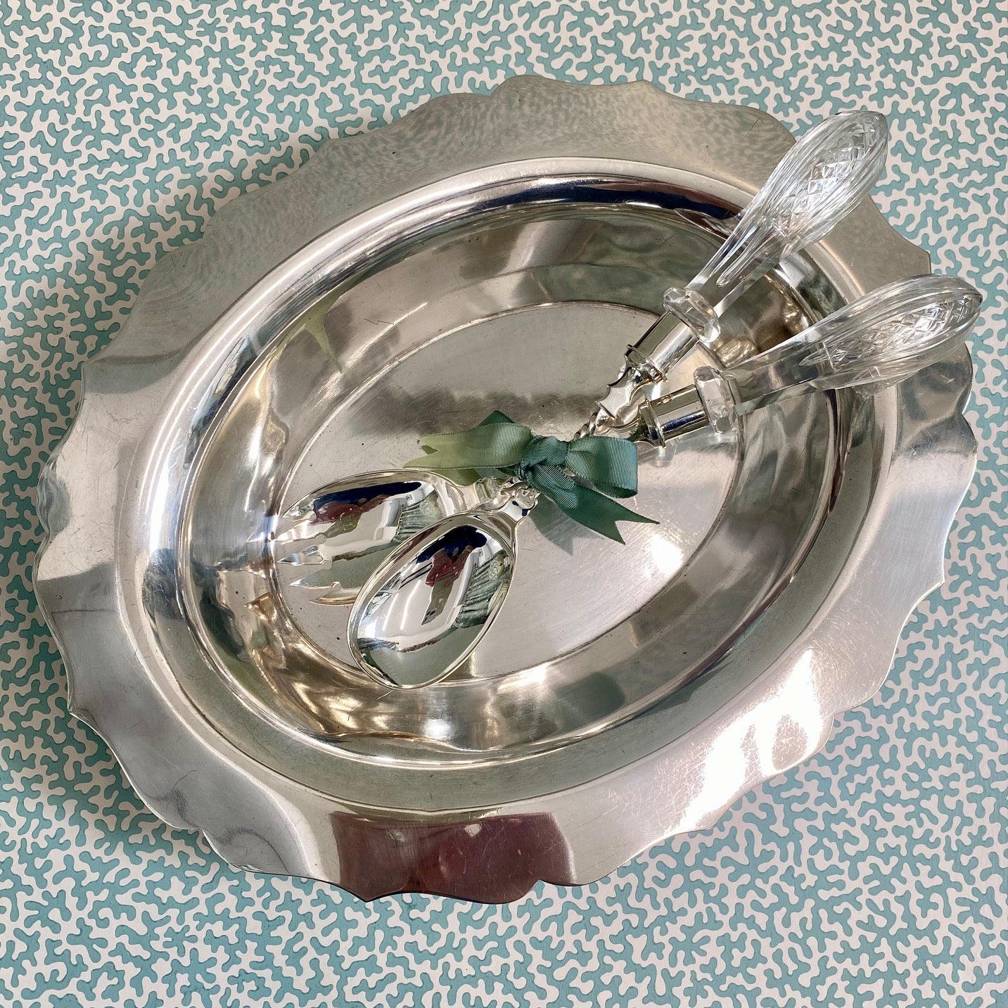 Silver Plate Serving Dish  299