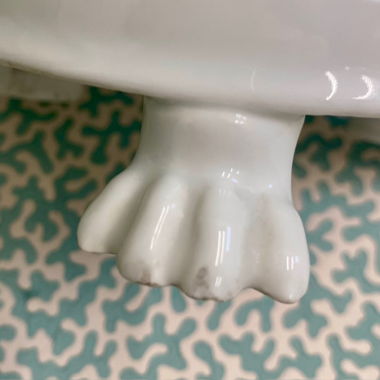 French Porcelain Lattice Fruit Bowl  Y71