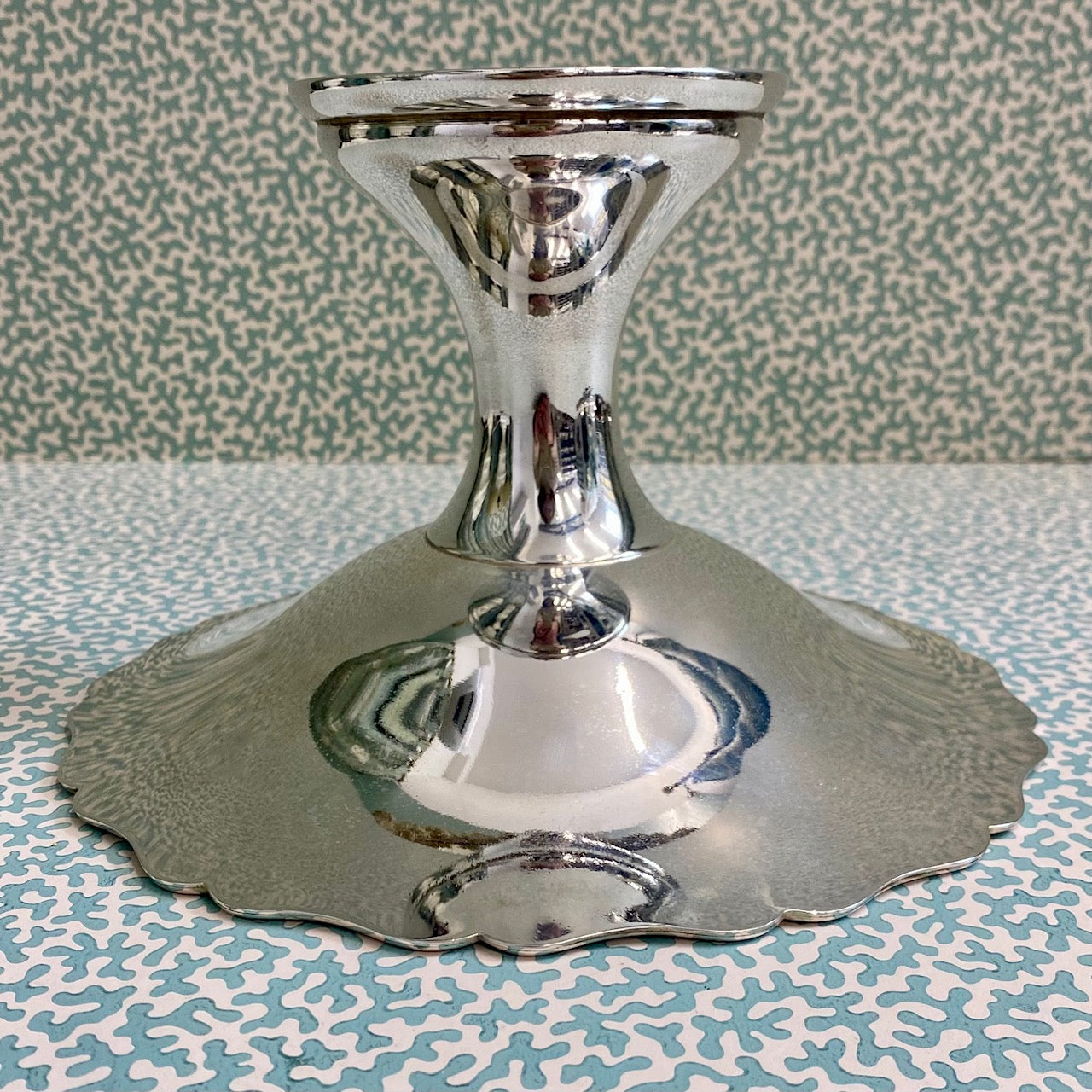 Silver Plated Pedestal Tazza  G122