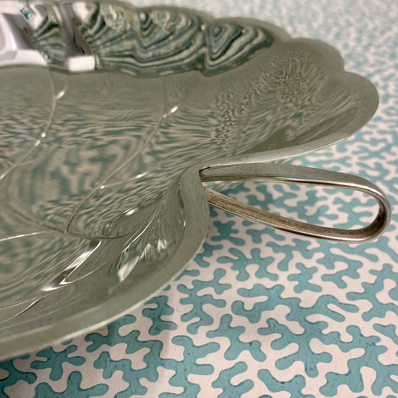 Silver Plated Leaf Dish A170