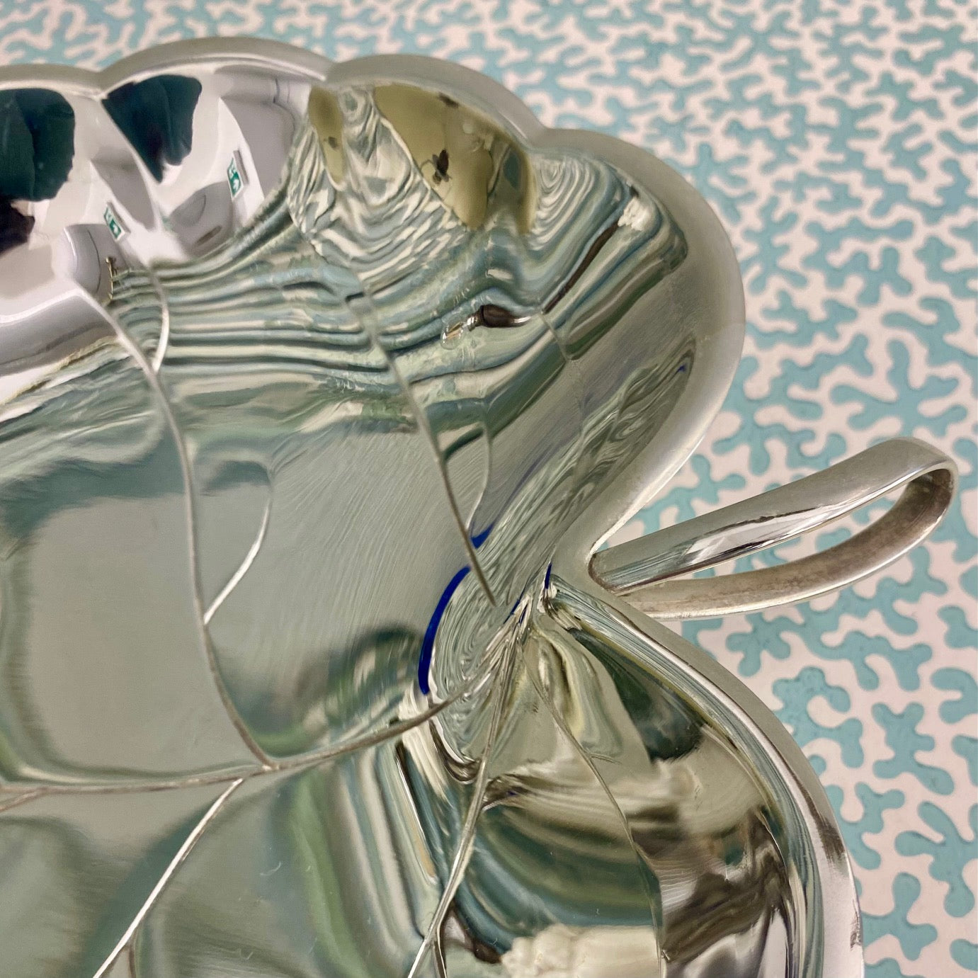 Silver Plated Leaf Dish A170