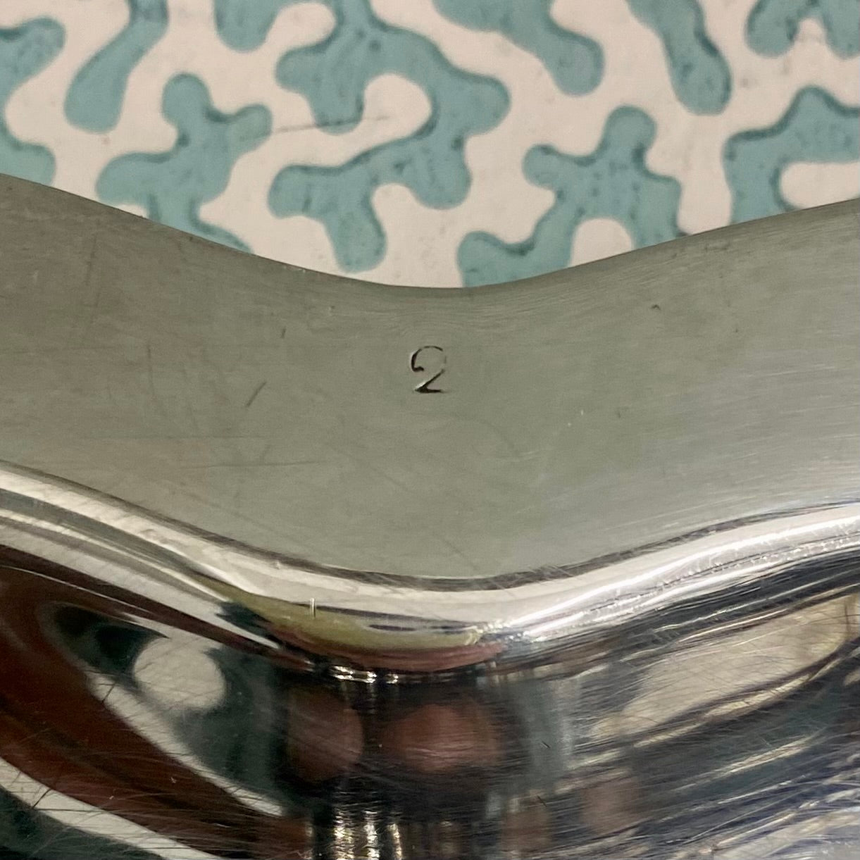 Silver Plated Oval Scalloped Edged Tray  907