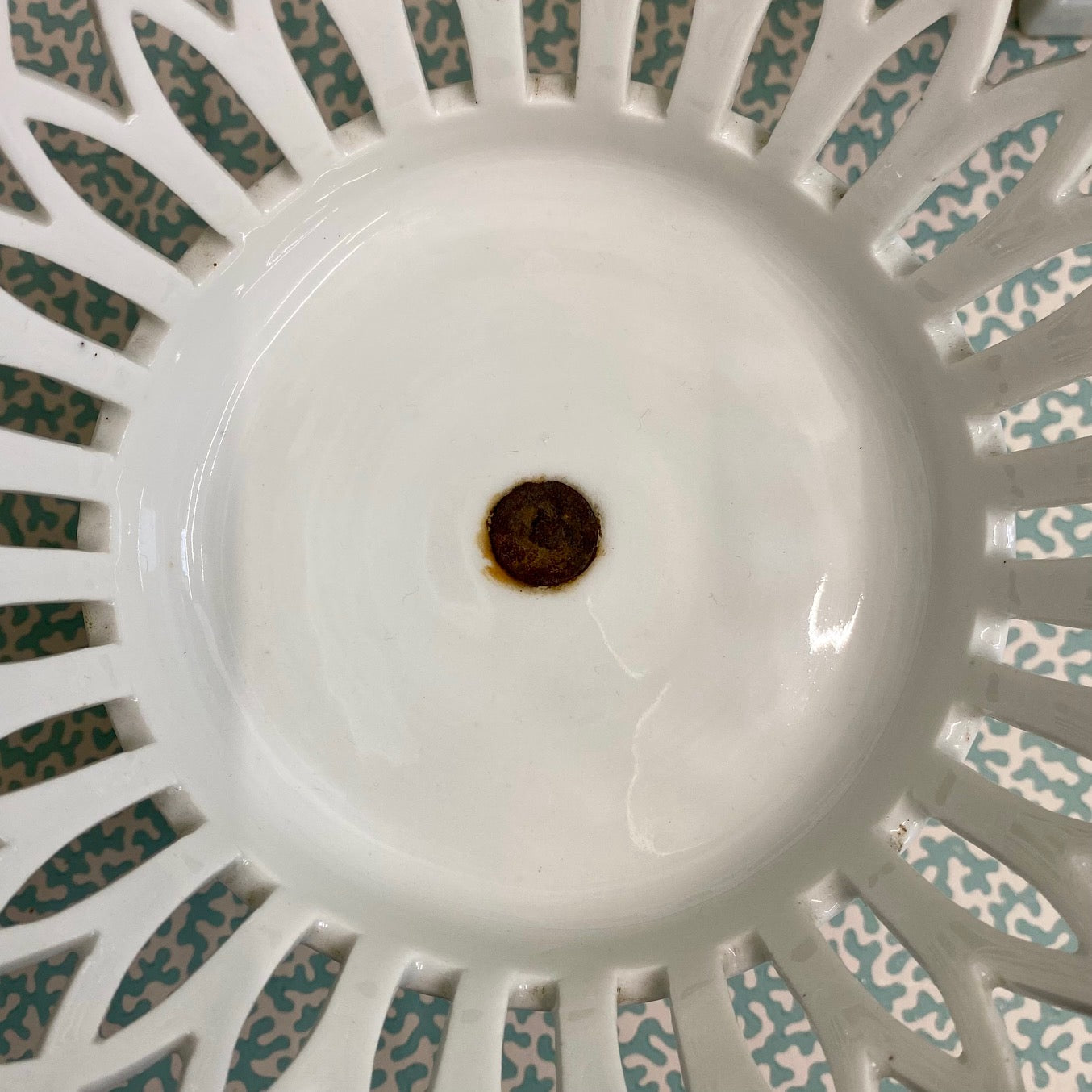 Pair Antique French Lattice  Pedestals  C135