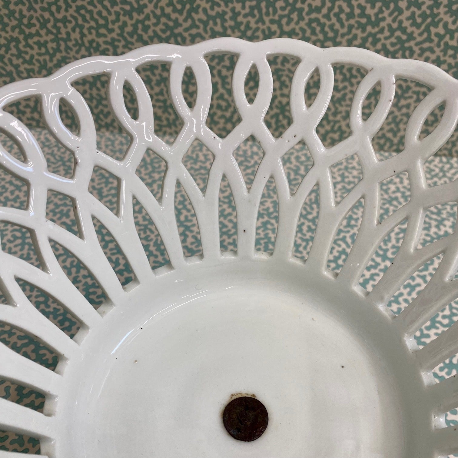 Pair Antique French Lattice  Pedestals  C135