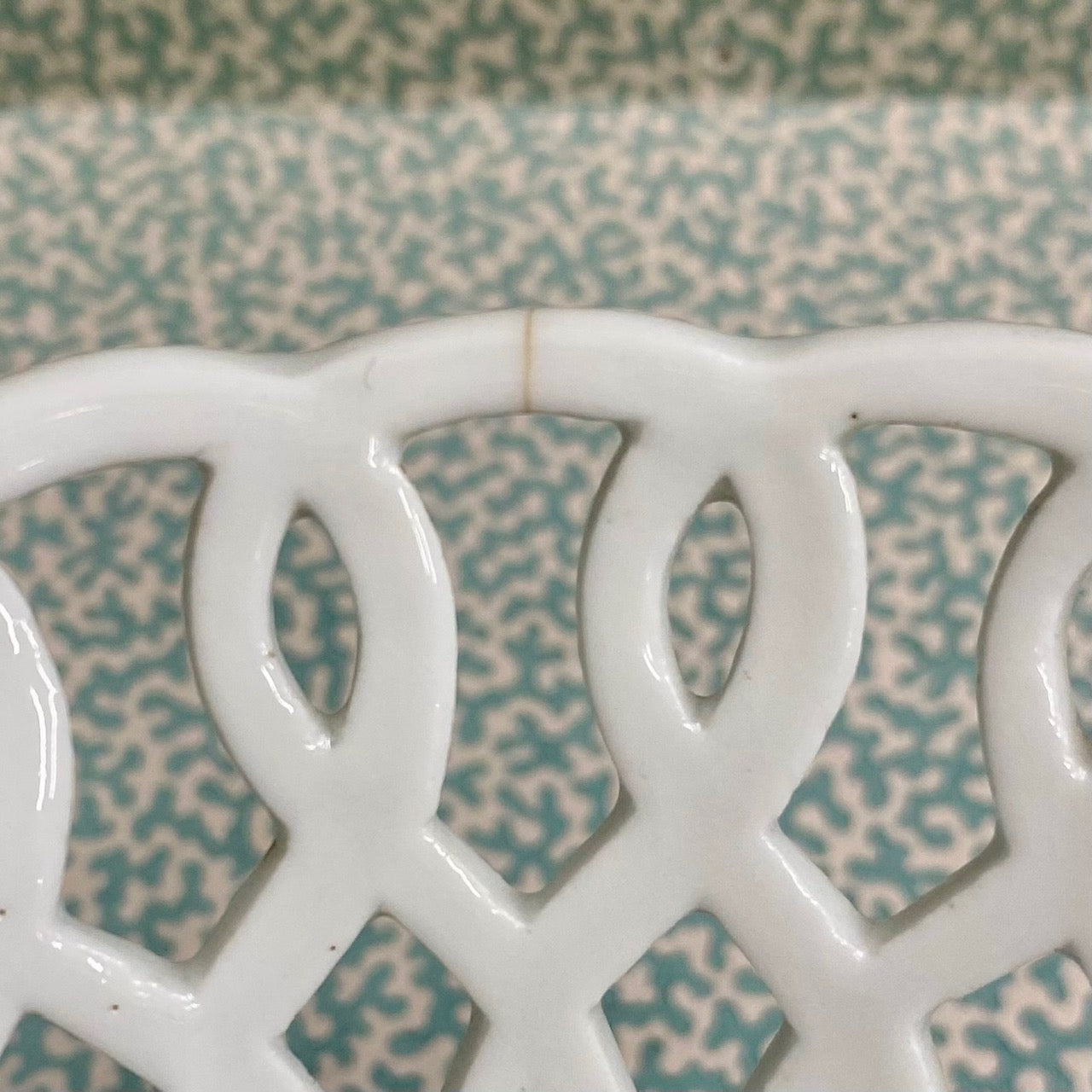 Pair Antique French Lattice  Pedestals  C135