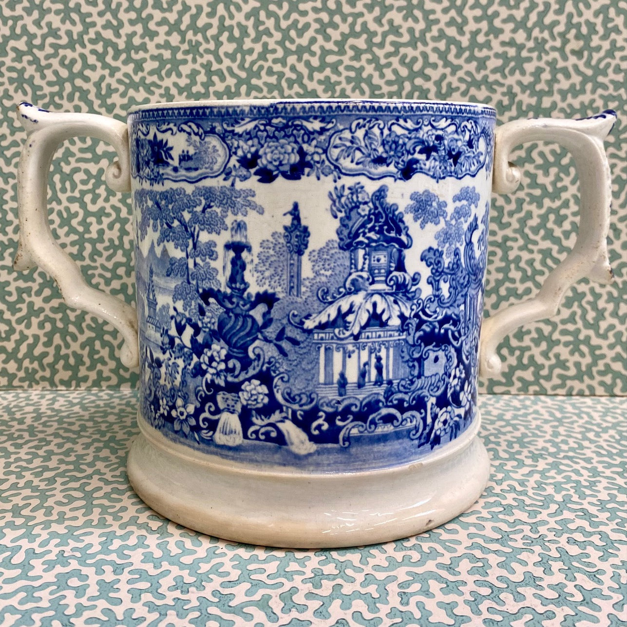 HUGE Victorian circa 1856 Loving Mug  Y47