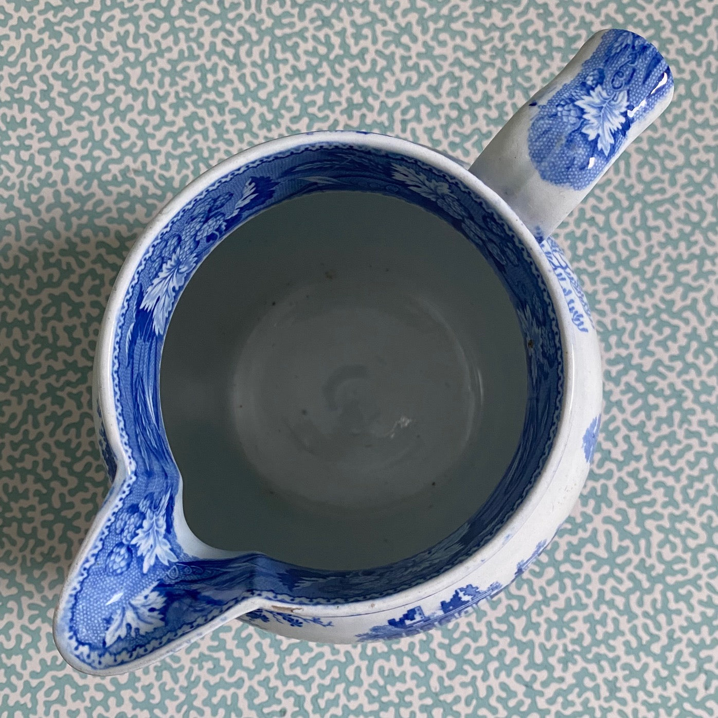 Fabulous Large Minton c.1860 Blue & White Jug  R89