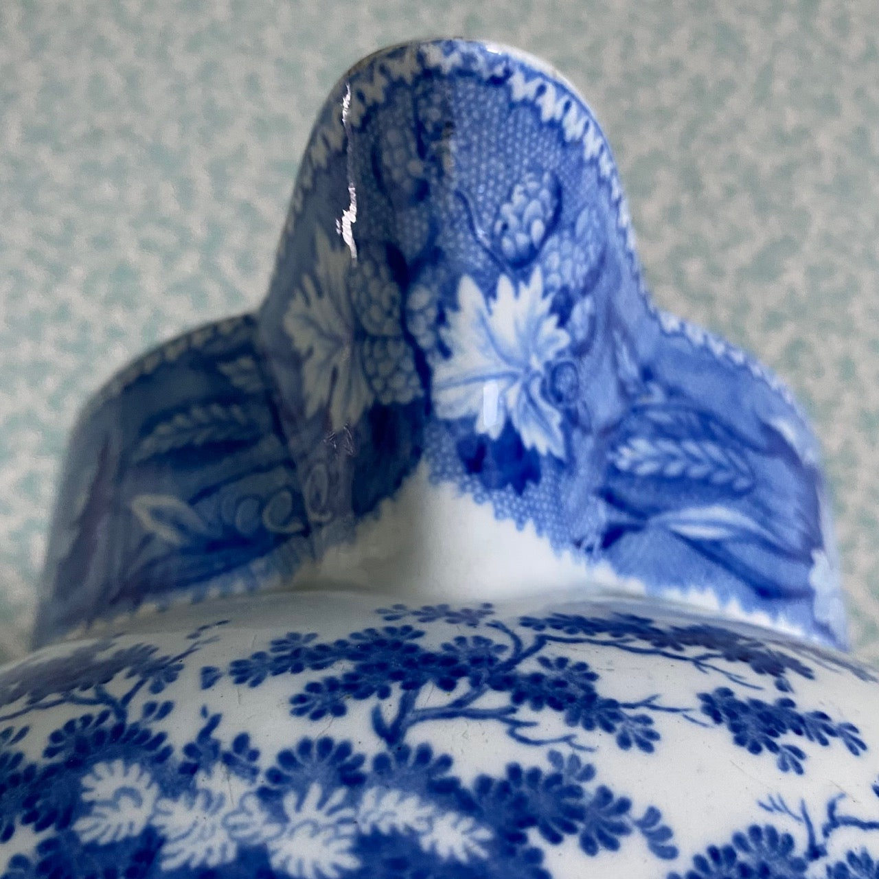 Fabulous Large Minton c.1860 Blue & White Jug  R89