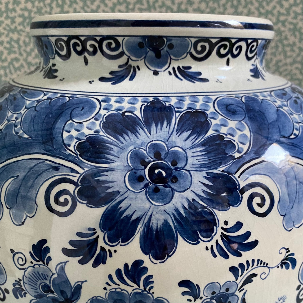 Large Delft (Modern) Blue & White Vase W69