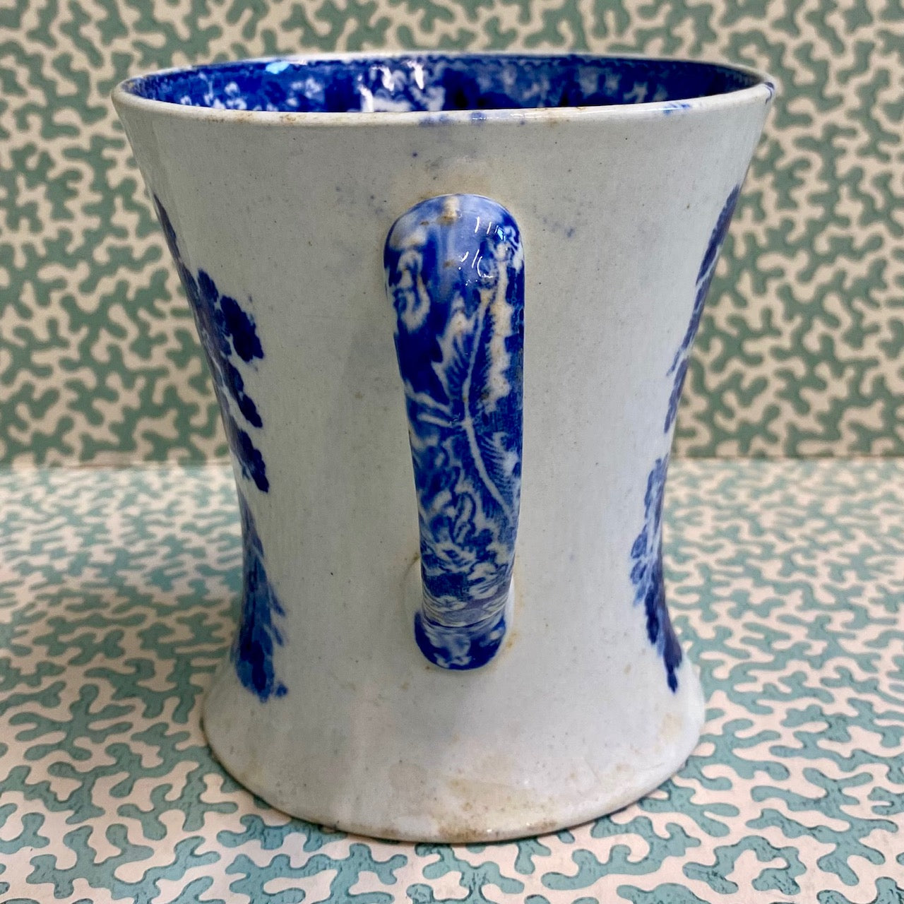 Medium Adams Cattle Scenery Pattern Blue & White Mug  G146