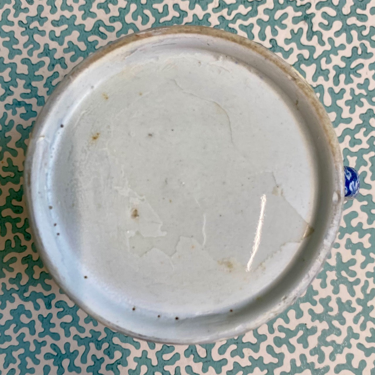 Medium Adams Cattle Scenery Pattern Blue & White Mug  G146