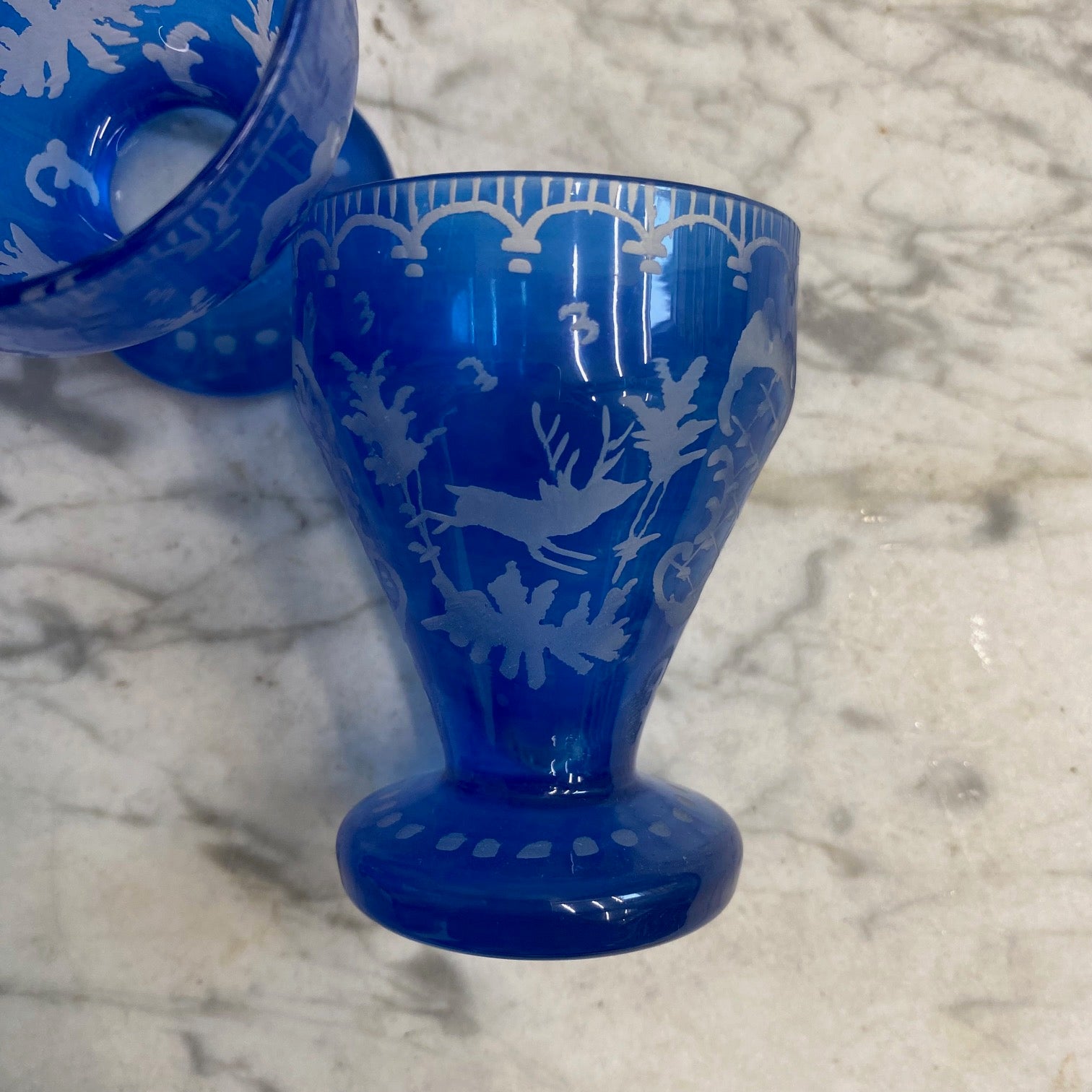 Set 11 Bohemian Blue Shot Glasses  Z82